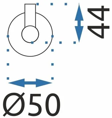 Rea príslušenstvo, 1-háčik do kúpeľne na uteráky MIST 03, zlatá lesklá, REA-80023
