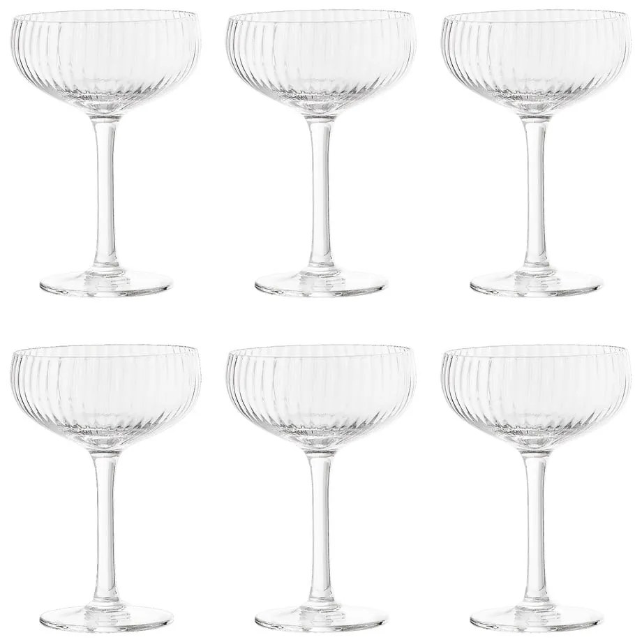 Poháre v súprave 6 ks na sekt 250 ml Astrid – Bloomingville