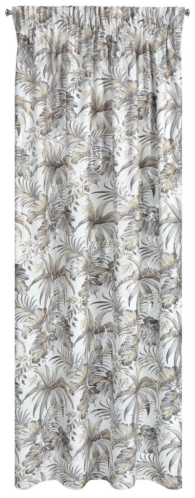 ZATEMŇOVACÍ ZÁVES NA PÁSKE RODOS 140X270 CM VZOROVANÁ