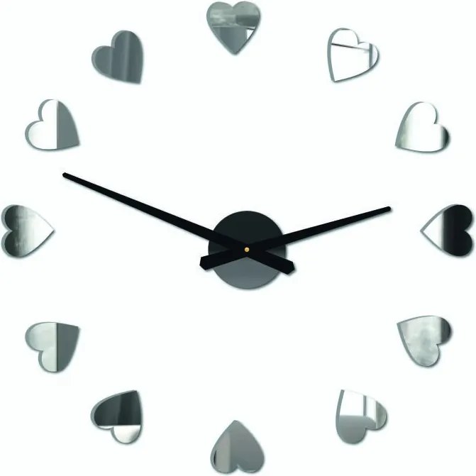 SENTOP | Veľké nástenné hodiny s motívom srdca I SENTOP 12S051 Wall clock HEU- analógové