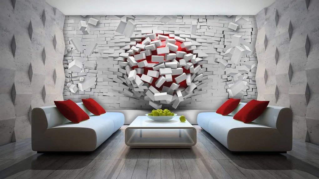 Fototapeta - Stena 3D (152,5x104 cm)