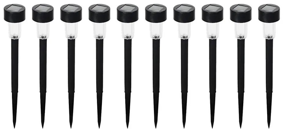 SADA 10x LED Solárna lampa LED/0,06W/1,2V 6000K IP44 40 mAh