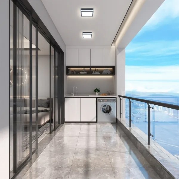 Brilagi - LED Vonkajšie svietidlo so senzorom BENE LED/18W/230V 22x22 cm IP54