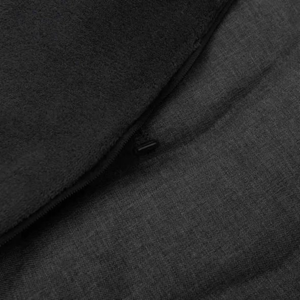 NEW BABY Detsky fusak NEW BABY s kožušinou tmavo sivý