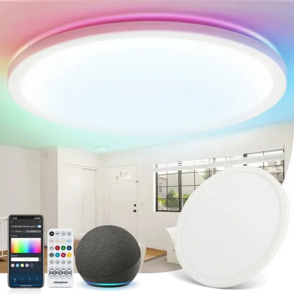 Aigostar - LED RGBW Stmievateľné stropné svietidlo LED/36W/230V 3000-6500K biela +DO