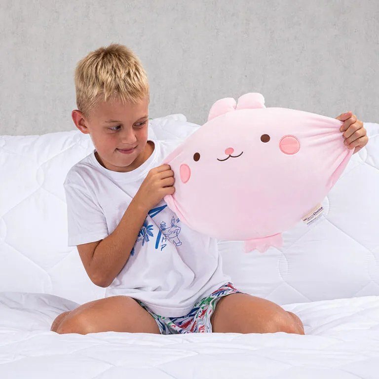 Detský tvarovateľný squish vankúšik ZAJAČIK 40 cm