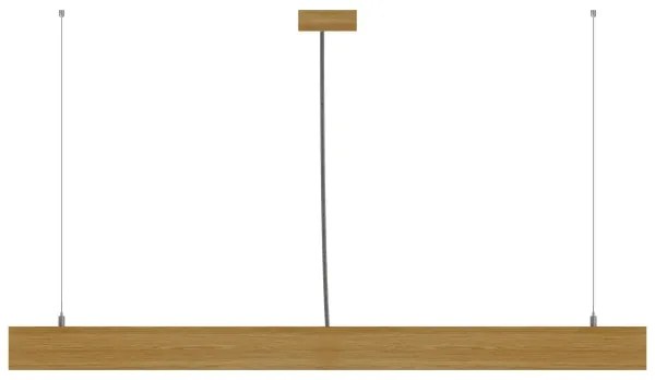 APLED - LED Luster na lanku LOOK LED/36W/230V 4000K 120 cm dub