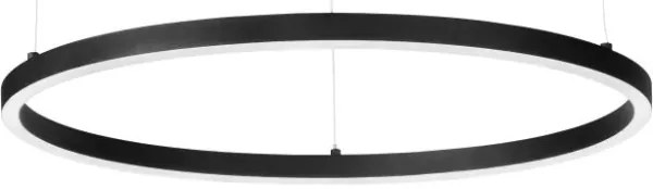 Ideal Lux - LED Stm. luster na lanku ORACLE S LED/28W/230V 4000K pr. 50 cm čierna