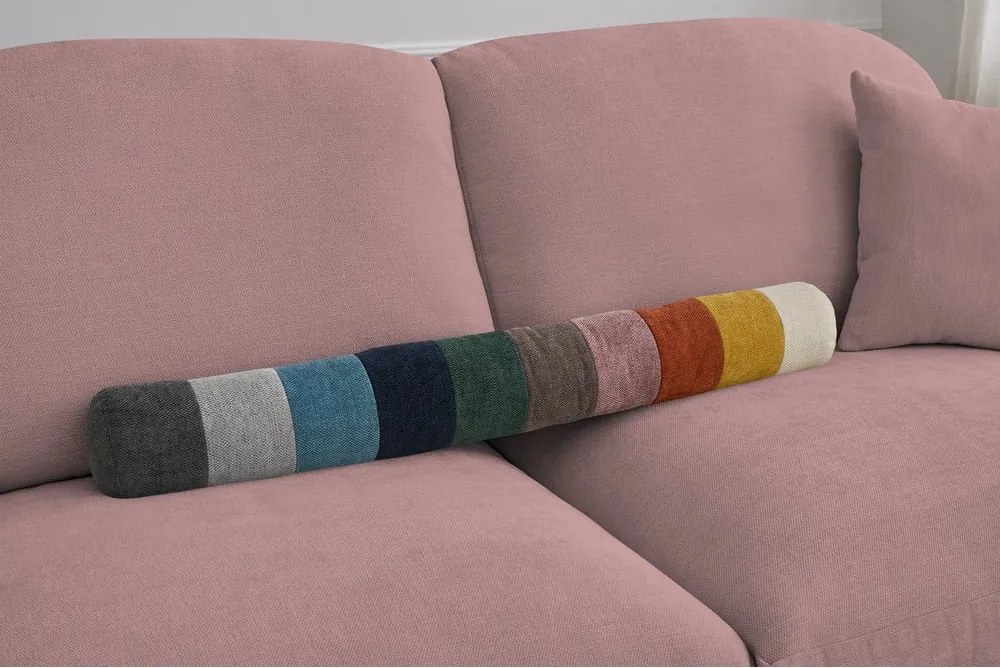 Svetloružová rozkladacia pohovka 235 cm Cezanne – Bobochic Paris