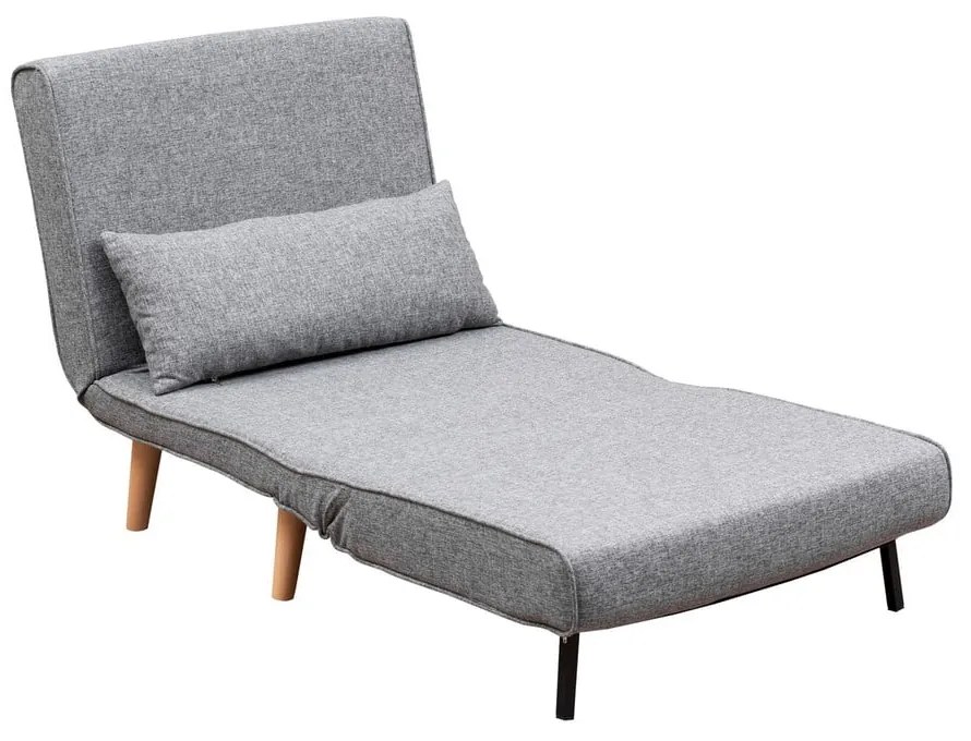 Svetlosivé kreslo Folde – Artie