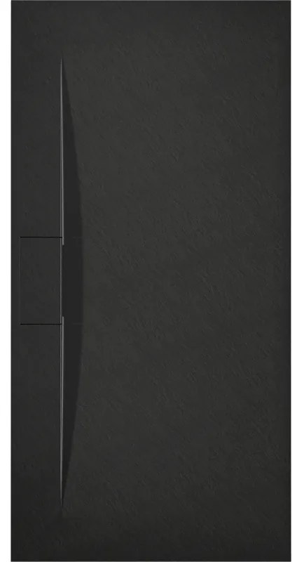 Mexen Egon, SMC obdĺžniková sprchová vanička 180 x 90 cm, čierna, 4R709018
