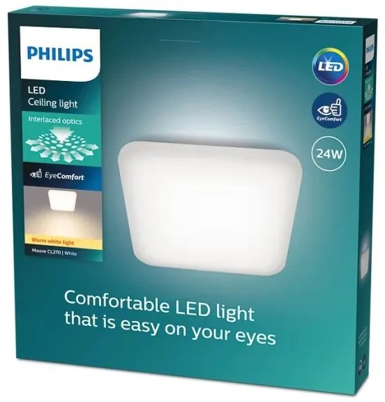 Philips - LED Stropné svietidlo MAUVE LED/24W/230V 2700K
