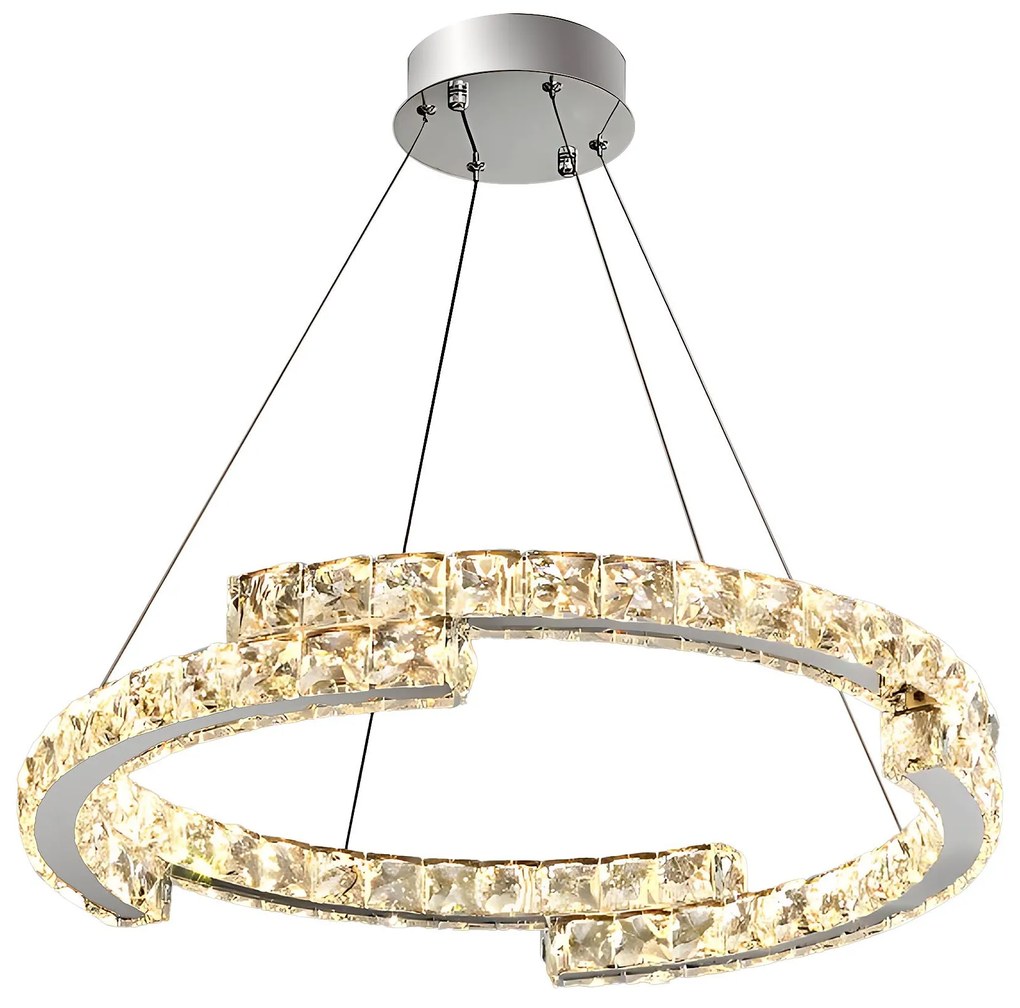 Toolight Toolight, LED stropné osvetlenie 60cm, 45W, 4000K, 2500lm, APP1770-CP, chrómová, OSW-04348