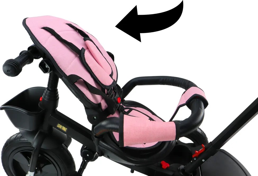 LEAN Trike Trojkolka PRO550 ružová
