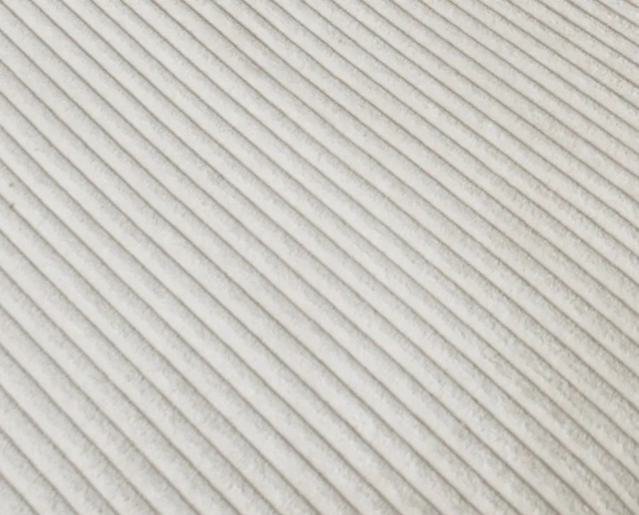 Trojmiestna pohovka Cassino, krémová štrukturovaná látka