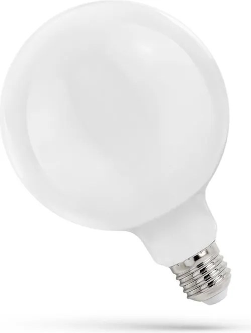 SPECTRUM WOJ+14368 - LED žiarovka G125 E27 230V 11W 4000K 1300lm 300° COG mliečna, WOJ14368