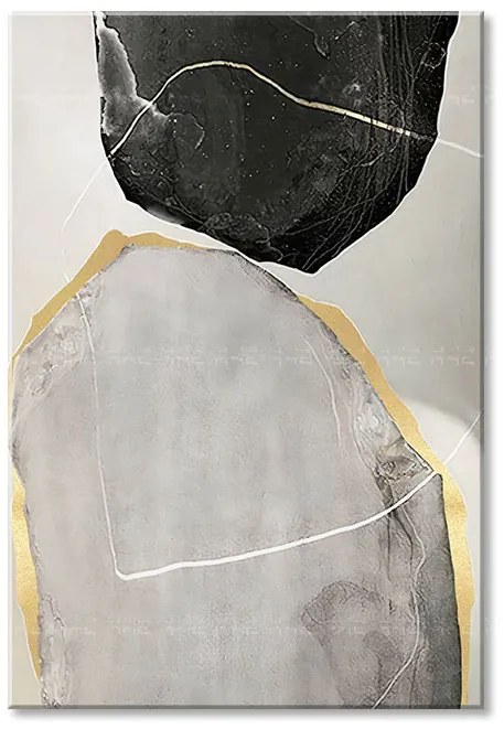 Obrazy na plátne - PREMIUM ART – Abstrakt Mlynské kamene | rôzne rozmery