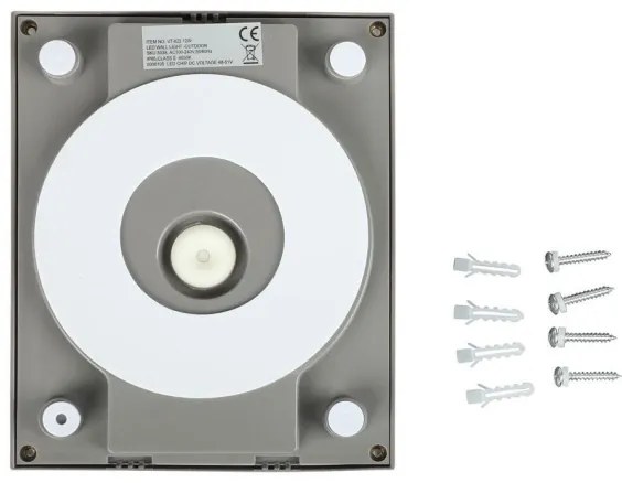 LED Vonkajšie nástenné svietidlo LED/12W/230V 3000K IP65 šedá