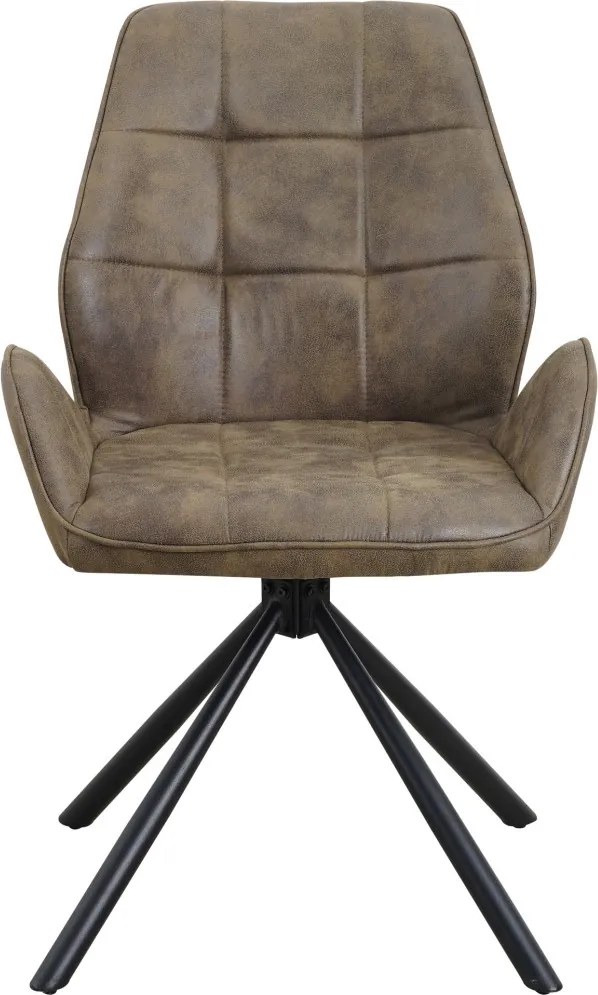 Jedálenská stolička Orinoco, olivovo zelená látka