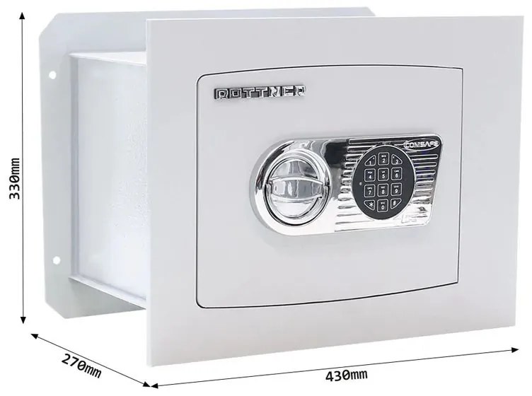 Stenový trezor DELTA 30 EL, 16 l