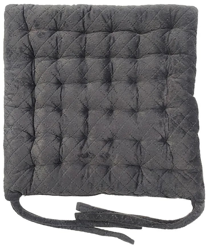 Poduška na stoličku SSE Morrocco 23 40x40 cm tmavosivá