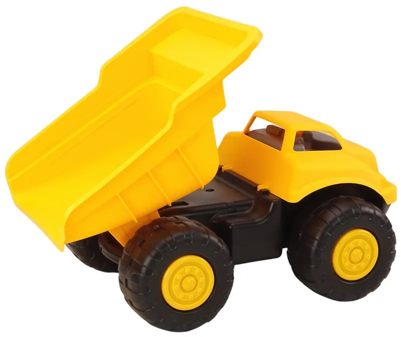 LEAN TOYS Stavebné vozidlo, Nákladný sklápač - žltá
