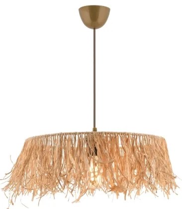 Závesná lampa MARISKA na kábli 1xE27/40W/230V ráfia