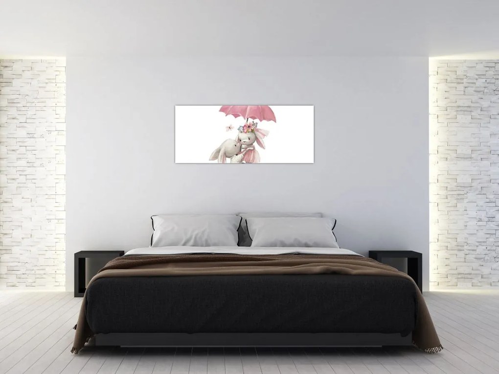 Obraz - Akvarelové zvieratko N⁰3 (120x50 cm)