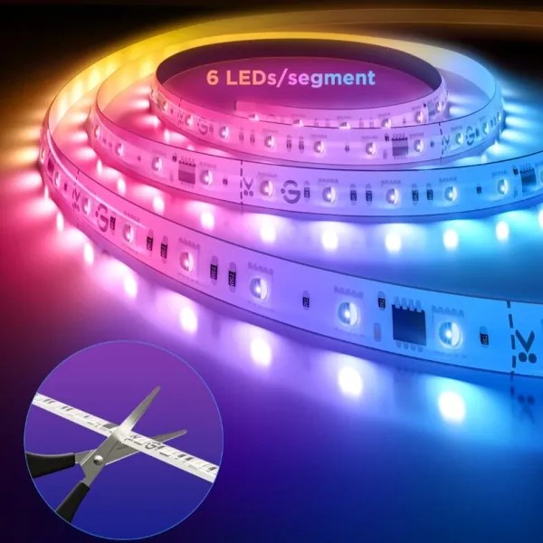 Govee - LED RGBWWIC Stm. predlžovací pásik Strip Light 2 Pro 1m Wi-Fi Matter