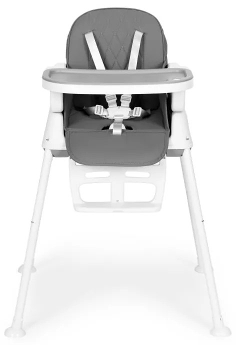 Detská stolička na kŕmenie 3v1 skladacia Ecotoys Gray