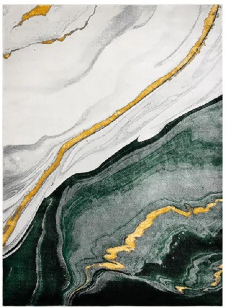 Dywany Łuszczów Kusový koberec Emerald 1017 green and gold - 180x270 cm