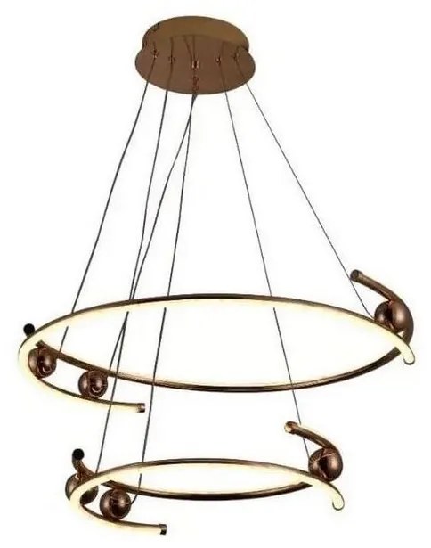 LED Stmievateľný luster na lanku LED/80W/230V 3000-6500K + diaľkové ovládanie