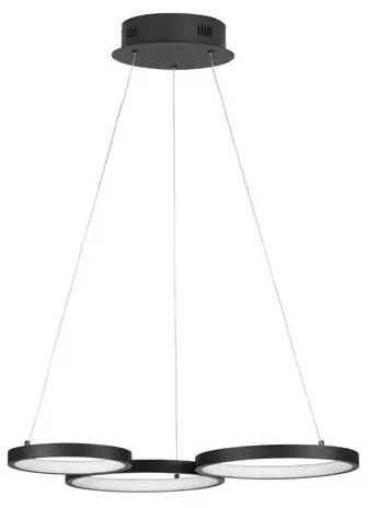 LED luster Magnus 55 čierne