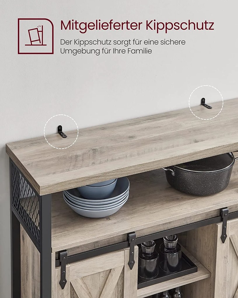 Kuchynská skrinka 33 x 100 x 80 cm SONGMICS LSC092B02