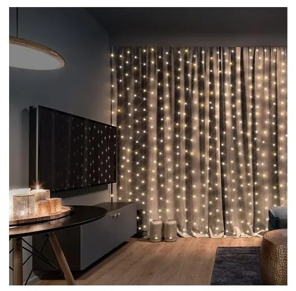 LED Vianočný záves LED/3xAA