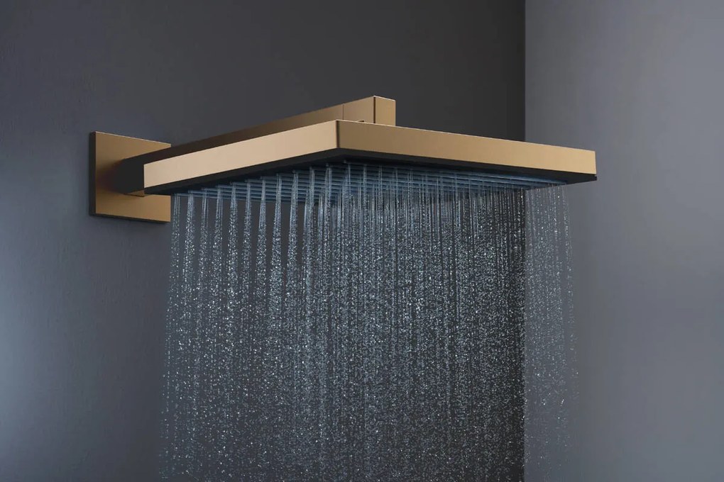 Hansgrohe Pulsify E, hlavová sprcha 260 1jet EcoSmart+, kartáčovaný bronz, HAN-24333140