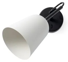 FARO 28258 - Nástenná lampa STUDIO 1xE14/8W/230V biela/čierna