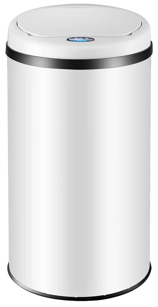 Monzana Bezdotykový odpadkový kôš - automatické otváranie - 56 l biely