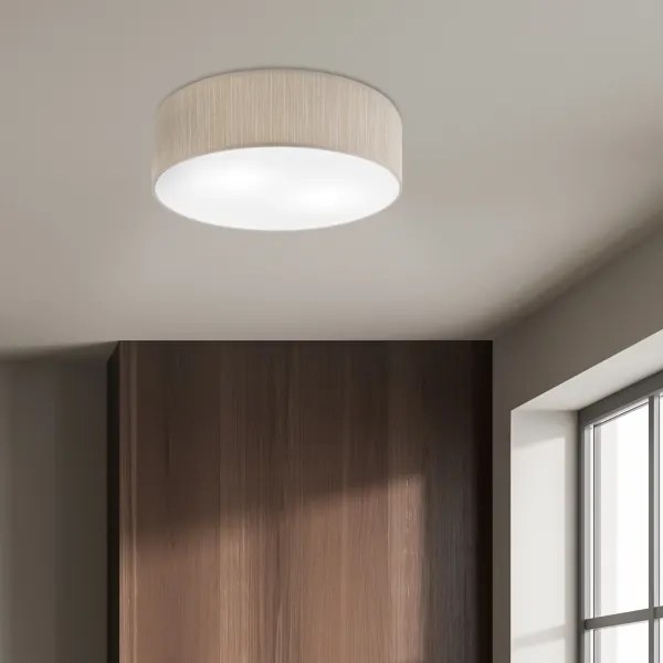 Stropné svietidlo SIRJA 2xE27/15W/230V priemer 45 cm béžová