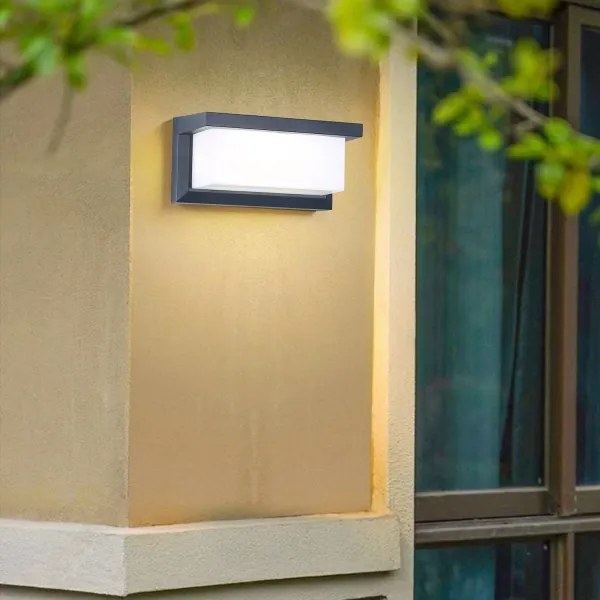 BRILAGI -LED RGBW Vonkajšie nástenné svietidlo BRICKY 1xE27/12W/230V antracit IP54