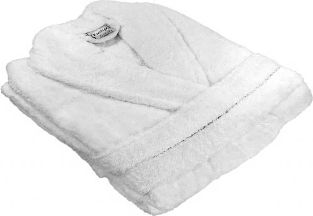 Froté župan Deluxe biely Veľkosť: XXXL