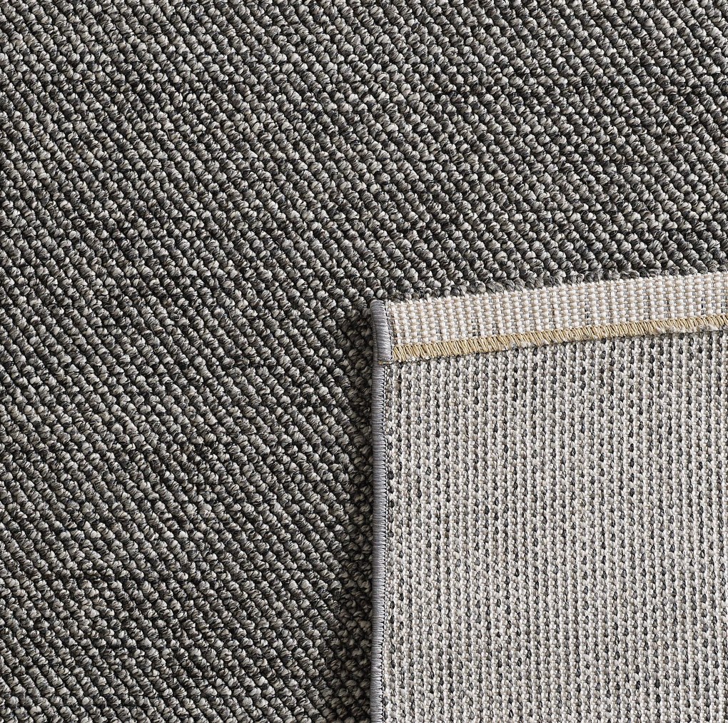 Ayyildiz, Koberec behúň Loom 4300 Grey, 80x250, šedá, obývacia izba