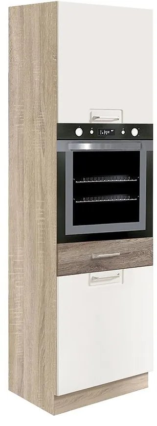 Skrinka do kuchyne Econo 20D Sonoma/Biely/San Remo