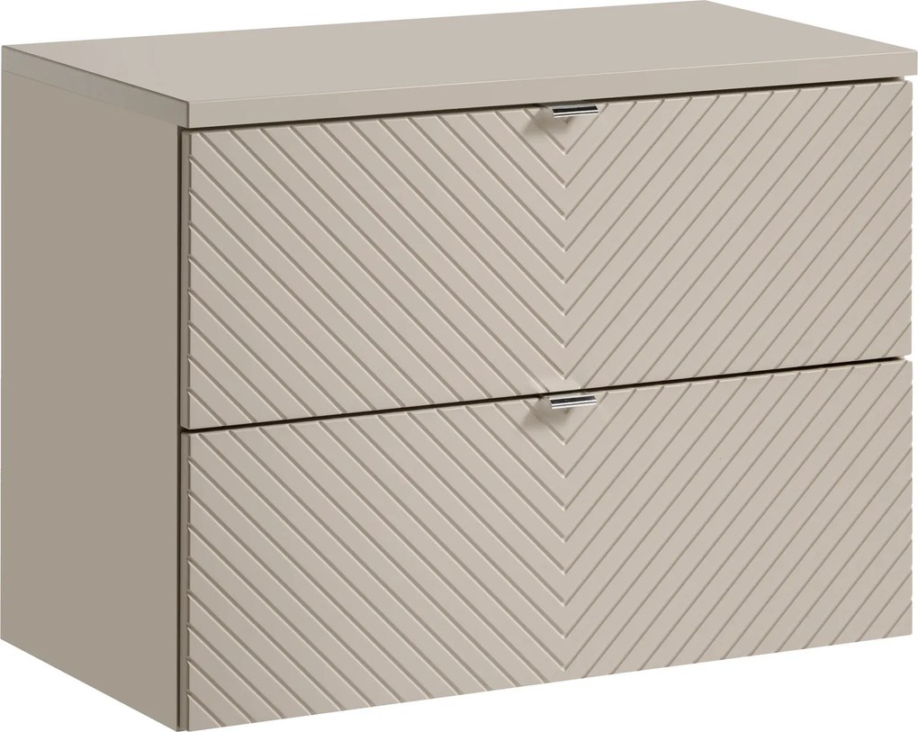 Comad Kúpeľňová skrinka pod doskové umývadlo SET-VIC B Cashmere 80 kašmír