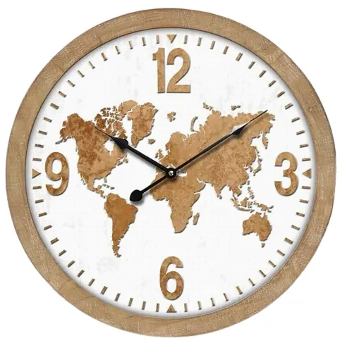 Hodiny nástenné WORLD, 60cm