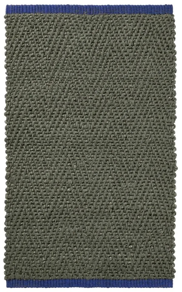 Tmavozelený jutový koberec 50x80 cm Notes – Mette Ditmer Denmark