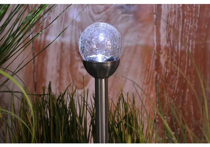 Solárna LED lampa 2 guľa 11