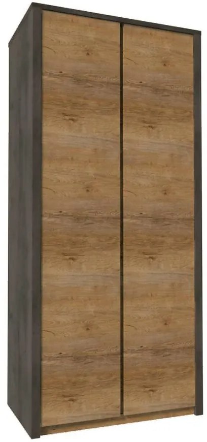 Skriňa Montana s2d dub lefkas smooth grey