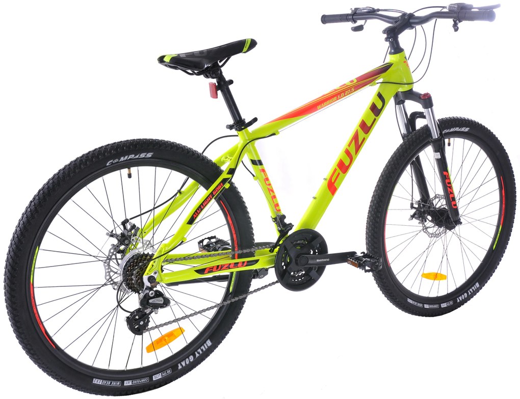 Fuzlu Horský Bicykel Fuzlu Warrior 1.0 27&quot; žltý / červený / čierny lesklý 17&quot; 2023