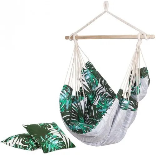 Hojdacie závesné kreslo SPRINGOS HM049 - zelené